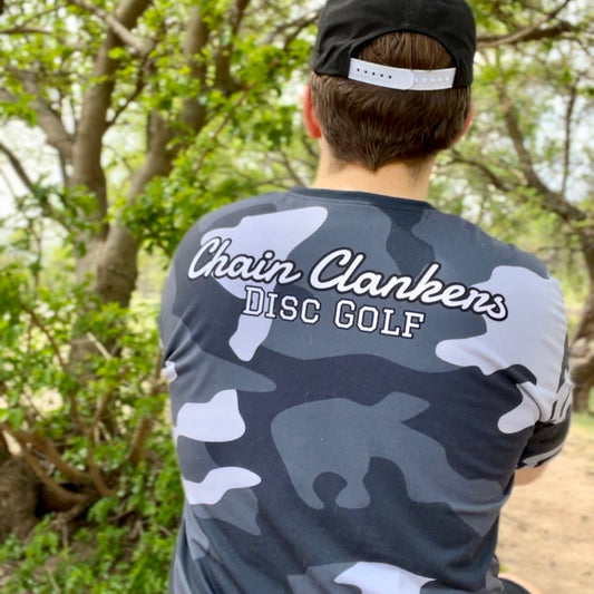 Silent Chains Camo Disc Golf Jersey